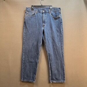 Levi Strauss 550 Mens 38x30 Blue Relaxed Fit Tapered Leg‎ Denim Jeans